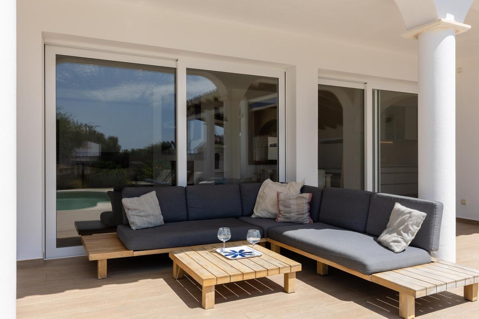 Villa Maravilla With Heatable Pool Rooftopbar With Sea Views And Range Rover Binibeca Buitenkant foto