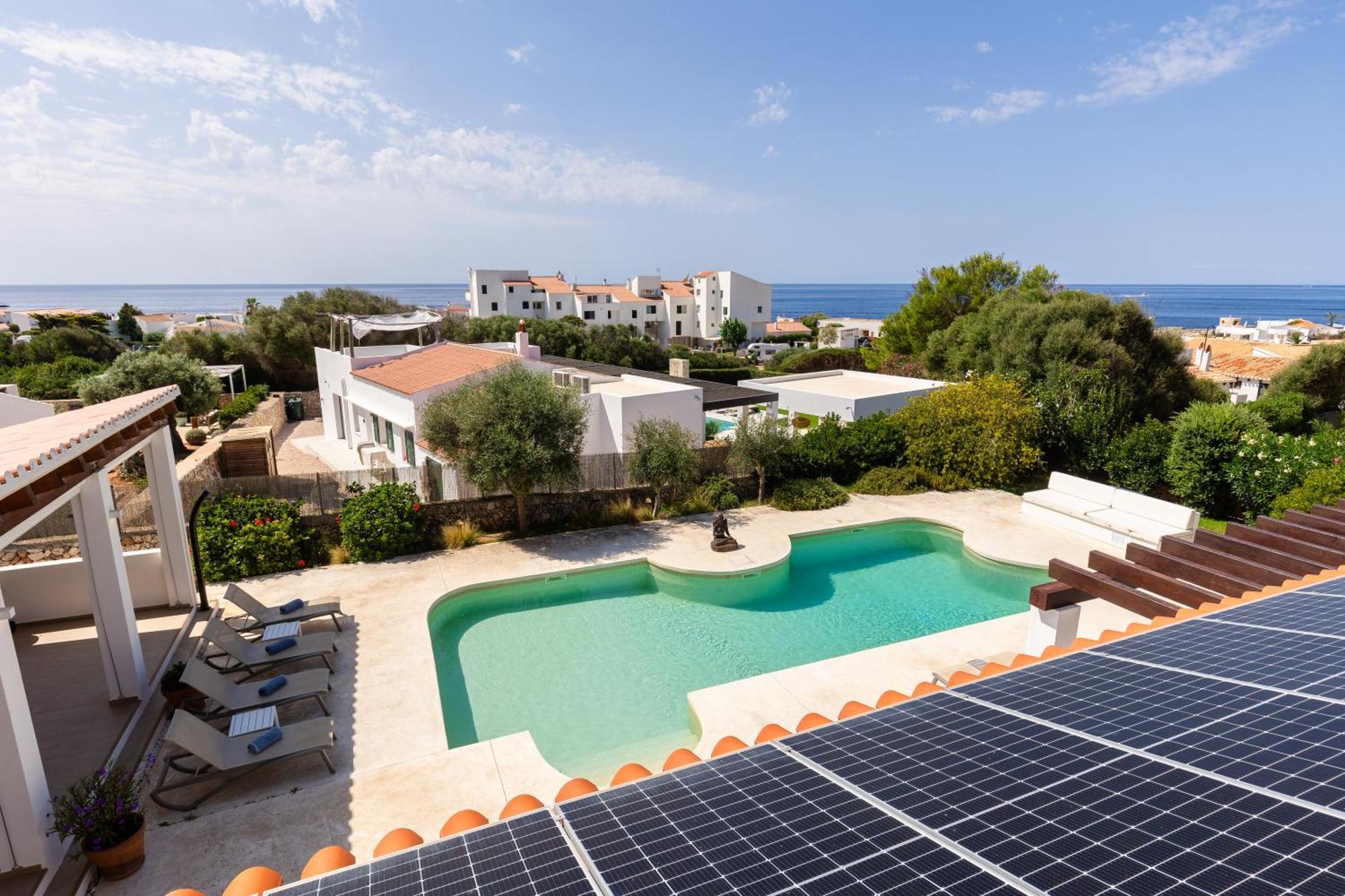 Villa Maravilla With Heatable Pool Rooftopbar With Sea Views And Range Rover Binibeca Buitenkant foto